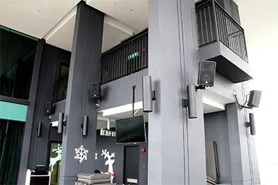菲彩国际凭借其久经考验的音质被马六甲瑞士花园酒店及公寓选中